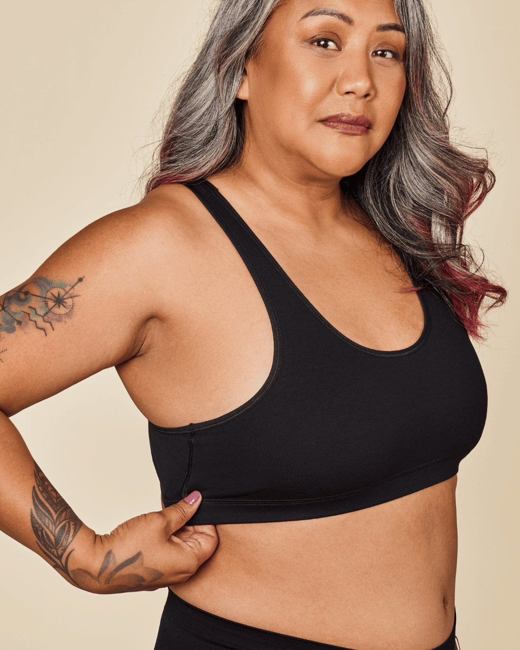 Glide Cotton Racerback Bralette